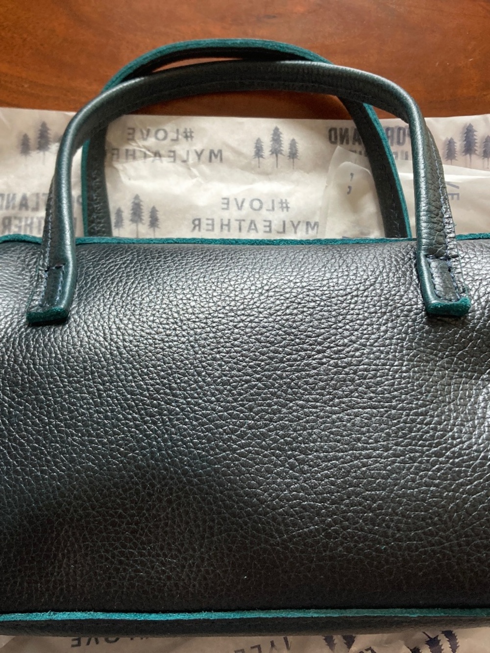 NEW Portland Leather Goods Boreal Blue Sloan Small Doctor Bag - READ